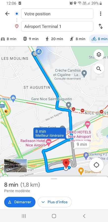Appartements Renove 2023 Proche Aeroport 5Min, Gare Sncf 2 Min, Tramway Au Pied De L'Immeuble , Parking Possible, Renovated Apartments 2023 Near The Airport 5 Min, Train Station 2 Min, Tram Next To The Building 1 Min, Parking Possible Nice Exteriér fotografie