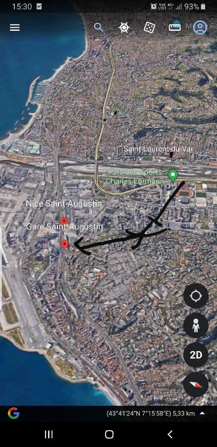 Appartements Renove 2023 Proche Aeroport 5Min, Gare Sncf 2 Min, Tramway Au Pied De L'Immeuble , Parking Possible, Renovated Apartments 2023 Near The Airport 5 Min, Train Station 2 Min, Tram Next To The Building 1 Min, Parking Possible Nice Exteriér fotografie